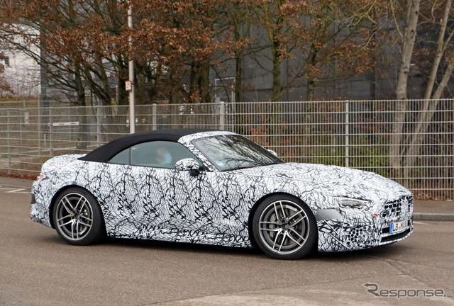 メルセデスAMG SLクラス 次期型プロトタイプ(スクープ写真)