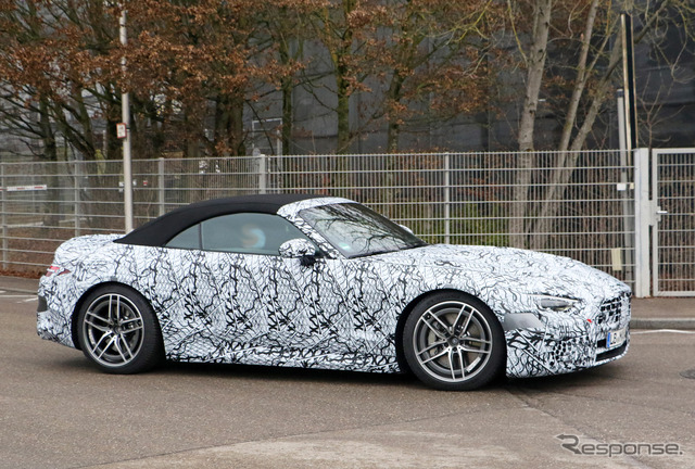 メルセデスAMG SLクラス 次期型プロトタイプ(スクープ写真)