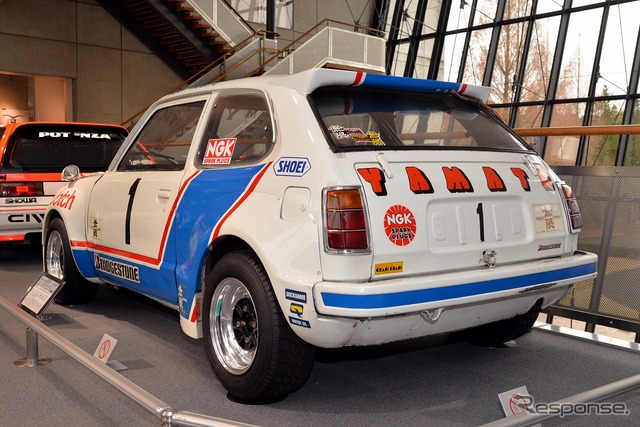 初代シビック富士GCマイナーツーリング仕様車（1984年）　展示期間は2020年12月23日まで