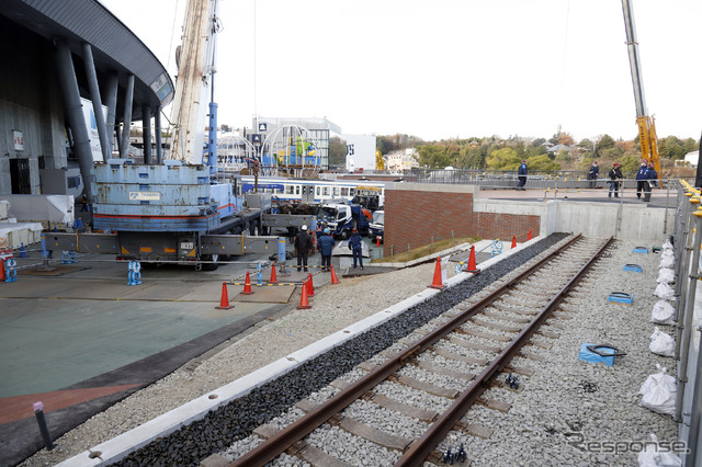 車両を設置する軌道