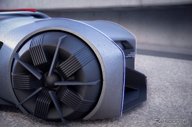 2050年の日産 GT-R をテーマにした学生の作品『GT-R(X)2050』