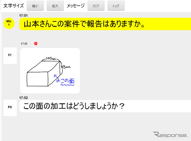 Honda CAシステムの表示