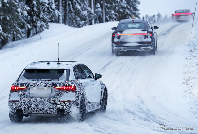 アウディ RS3スポーツバック 次期型プロトタイプ(スクープ写真)