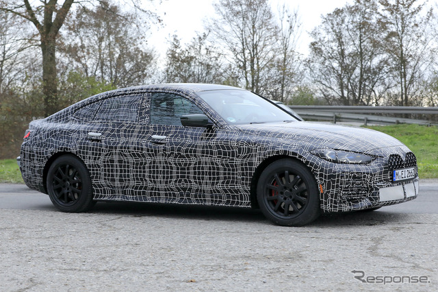 BMW 4シリーズグランクーペ プロトタイプ(スクープ写真)
