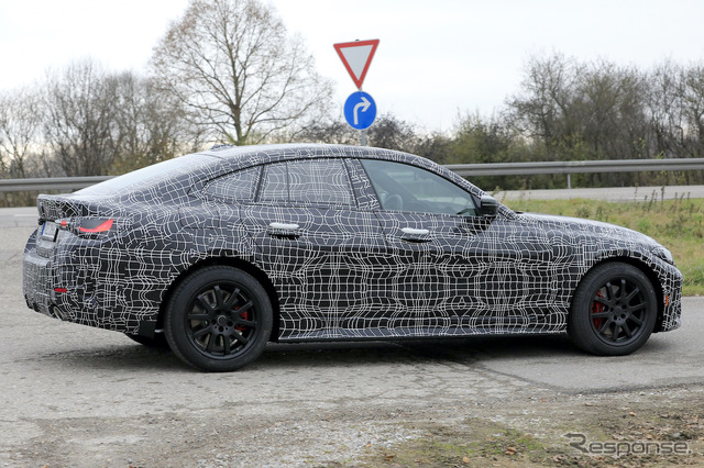 BMW 4シリーズグランクーペ プロトタイプ(スクープ写真)