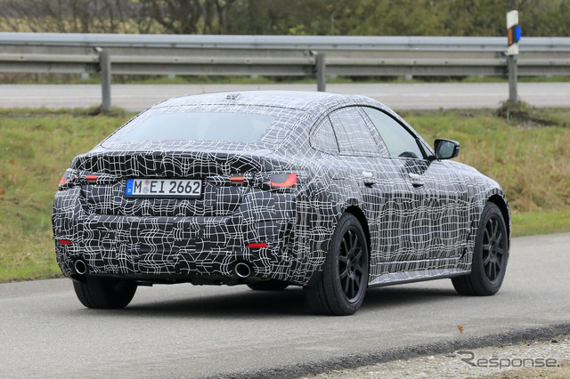 BMW 4シリーズグランクーペ プロトタイプ(スクープ写真)