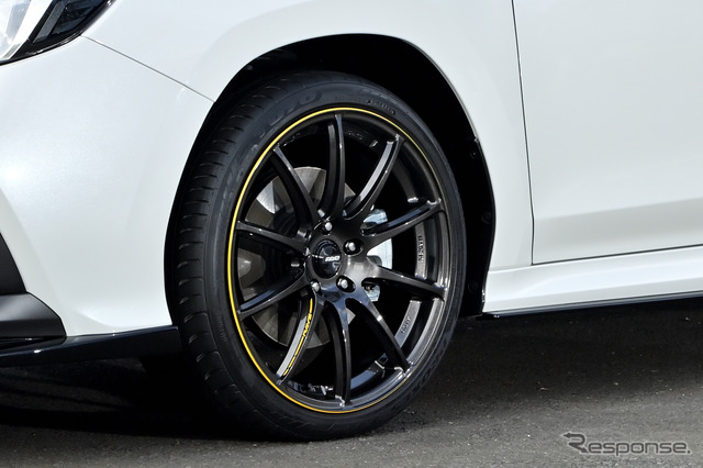 レイズ グラムライツ 57トランセンド アンリミットエディション 推奨サイズ:19×8.5J Inset44 5H-114.3/カラー:スーパーダークガンメタ・マシニング・E-pro Coat/タイヤサイズ:245/35R19 ※チューナーサイズ