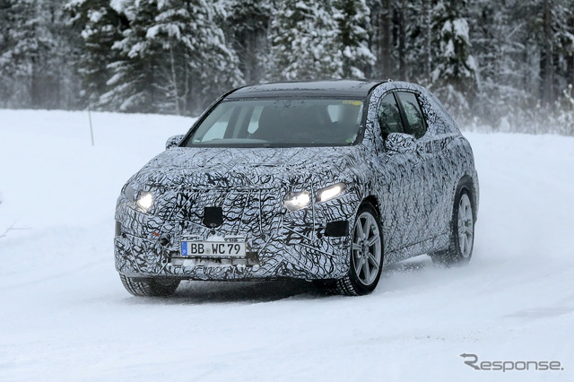 メルセデスベンツ EQS SUV プロトタイプ(スクープ写真)