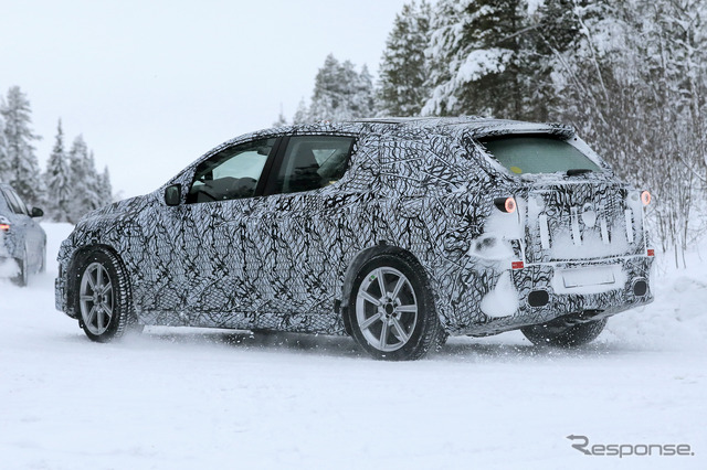 メルセデスベンツ EQS SUV プロトタイプ(スクープ写真)