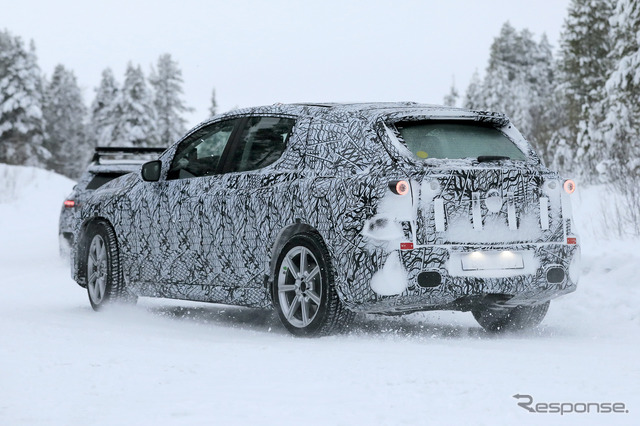 メルセデスベンツ EQS SUV プロトタイプ(スクープ写真)