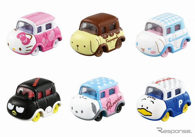 ドリームトミカ サンリオキャラクターズコレクション2 (c) SANRIO CO., LTD.、(c) TOMY