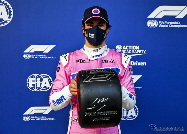 ランス・ストロール(2020年トルコGP、ポールポジション獲得)
