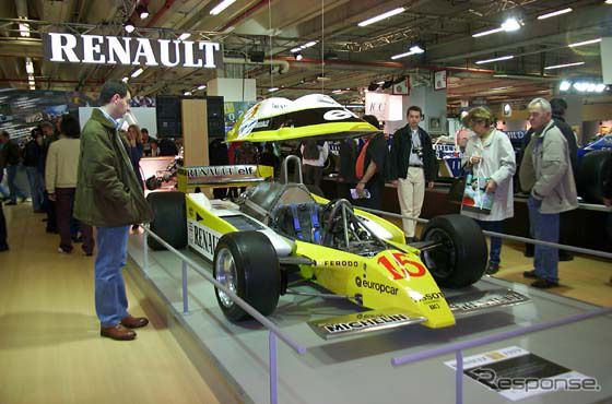 【レトロモビル2002速報】ルノーF1ヒストリー、現物を一堂に