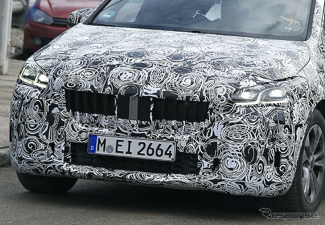 BMW 2シリーズ アクティブツアラー次期型プロトタイプ(スクープ写真)