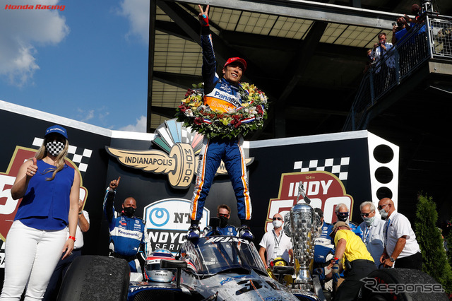 昨年2度目のINDY500優勝を飾った佐藤琢磨