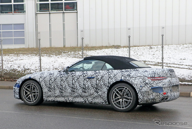 メルセデスAMG SL 次期型プロトタイプ(スクープ写真)