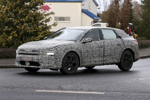 シトロエン C5 後継モデルのプロトタイプ(スクープ写真)