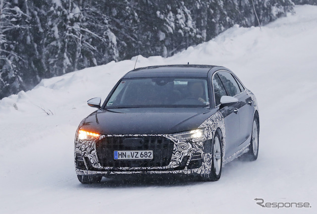 アウディ A8 ホルヒ 市販型プロトタイプ(スクープ写真)