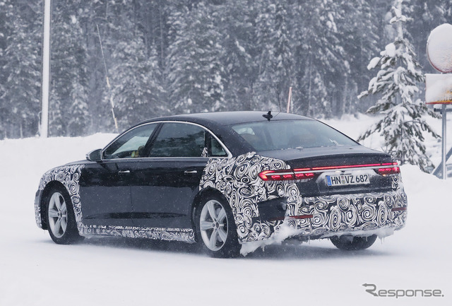 アウディ A8 ホルヒ 市販型プロトタイプ(スクープ写真)