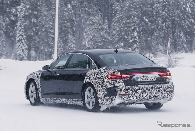 アウディ A8 ホルヒ 市販型プロトタイプ(スクープ写真)