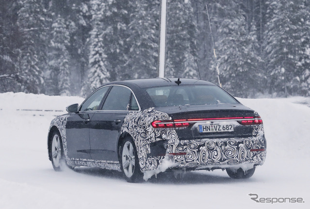アウディ A8 ホルヒ 市販型プロトタイプ(スクープ写真)