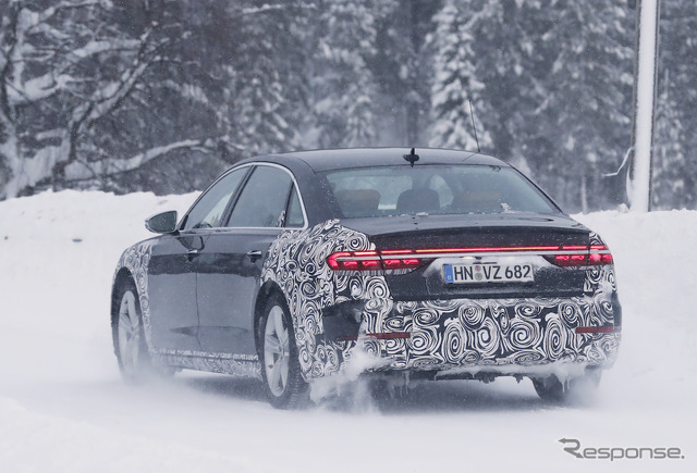アウディ A8 ホルヒ 市販型プロトタイプ(スクープ写真)