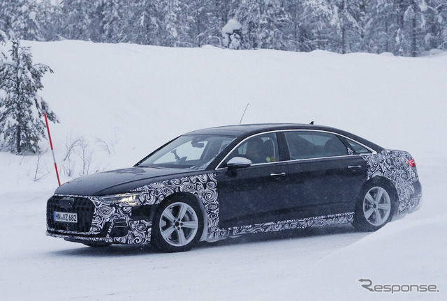 アウディ A8 ホルヒ 市販型プロトタイプ(スクープ写真)