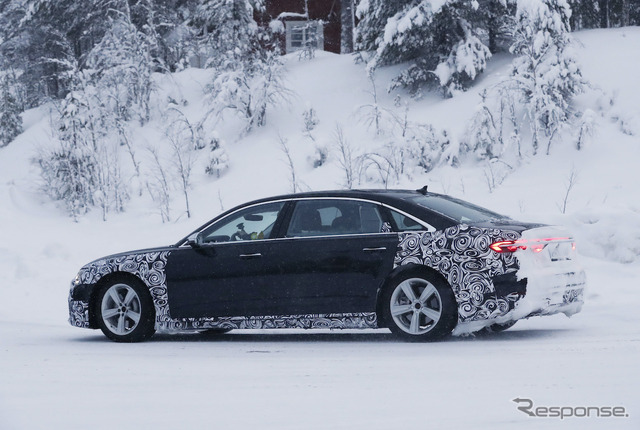 アウディ A8 ホルヒ 市販型プロトタイプ（スクープ写真）