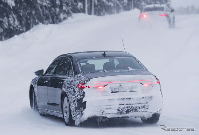 アウディ A8 ホルヒ 市販型プロトタイプ(スクープ写真)