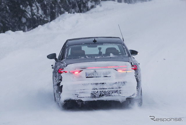 アウディ A8 ホルヒ 市販型プロトタイプ(スクープ写真)