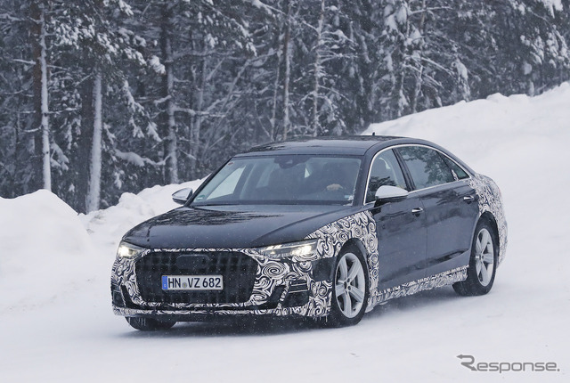 アウディ A8 ホルヒ 市販型プロトタイプ(スクープ写真)