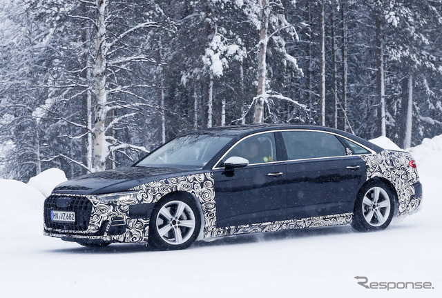 アウディ A8 ホルヒ 市販型プロトタイプ(スクープ写真)