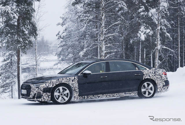 アウディ A8 ホルヒ 市販型プロトタイプ(スクープ写真)