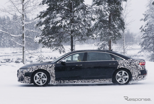 アウディ A8 ホルヒ 市販型プロトタイプ(スクープ写真)