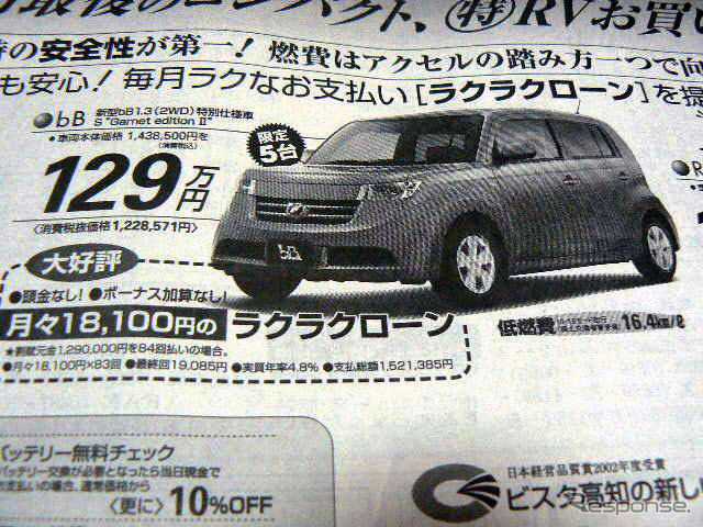 【新車値引き情報】この価格でこのコンパクトカーを購入できる!!