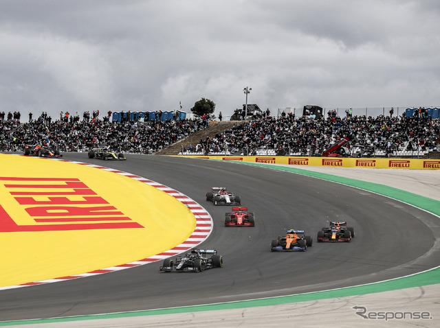 ポルティマオ(アルガルベ・サーキット)で開催された2020年F1ポルトガルGP。