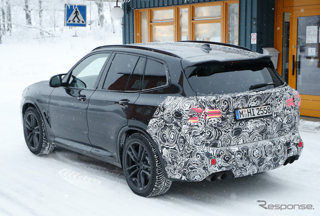 BMW X3M 改良新型プロトタイプ（スクープ写真）