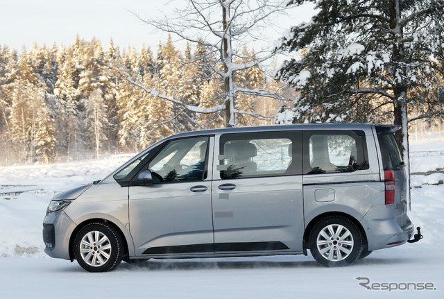 VW T7 市販型プロトタイプ(スクープ写真)
