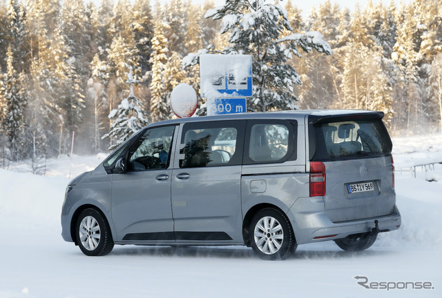 VW T7 市販型プロトタイプ(スクープ写真)