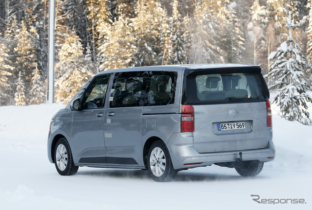 VW T7 市販型プロトタイプ(スクープ写真)