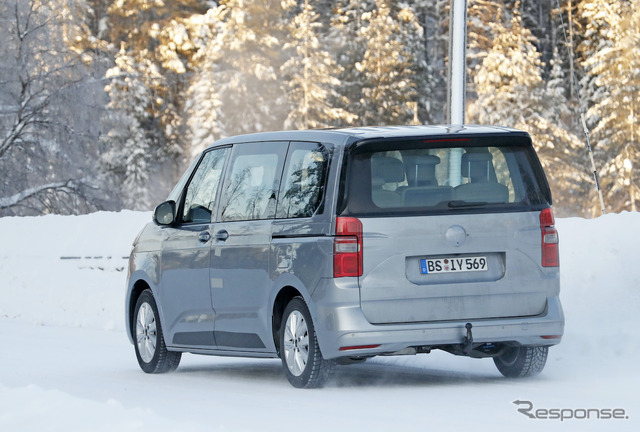 VW T7 市販型プロトタイプ(スクープ写真)