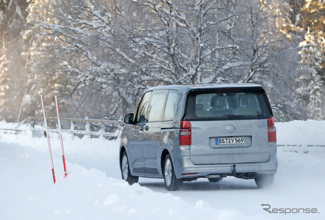 VW T7 市販型プロトタイプ(スクープ写真)