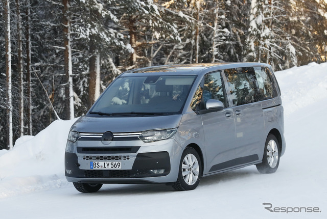 VW T7 市販型プロトタイプ(スクープ写真)