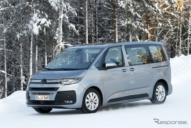 VW T7 市販型プロトタイプ(スクープ写真)