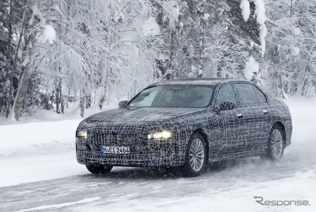 BMW 7シリーズ 次期型プロトタイプ(スクープ写真)