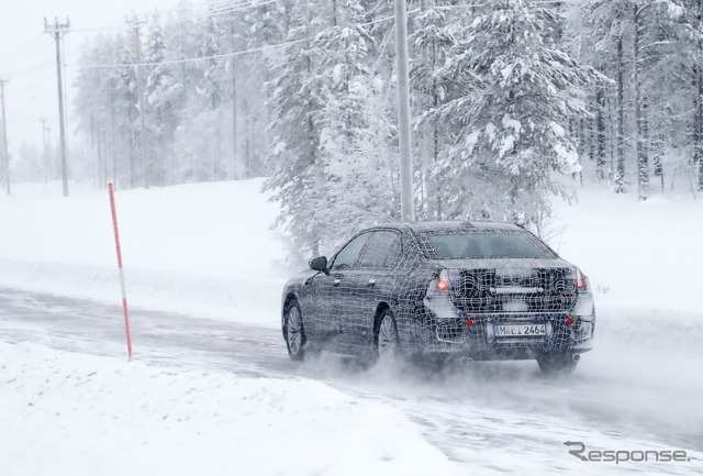 BMW 7シリーズ 次期型プロトタイプ（スクープ写真）