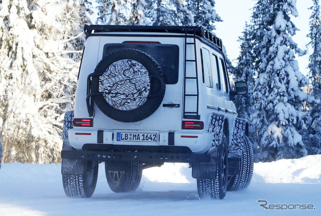 メルセデスベンツ Gクラス 4×4スクエアード 次期型プロトタイプ(スクープ写真)