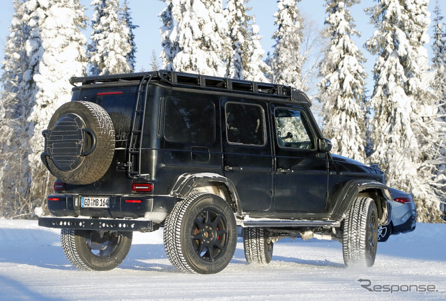 メルセデスベンツ Gクラス 4×4スクエアード 次期型プロトタイプ(スクープ写真)