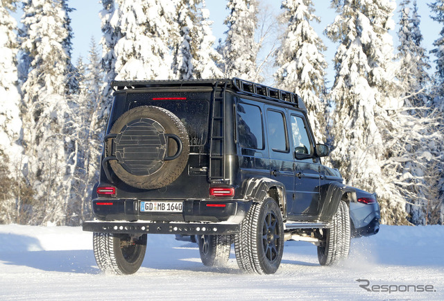 メルセデスベンツ Gクラス 4×4スクエアード 次期型プロトタイプ(スクープ写真)