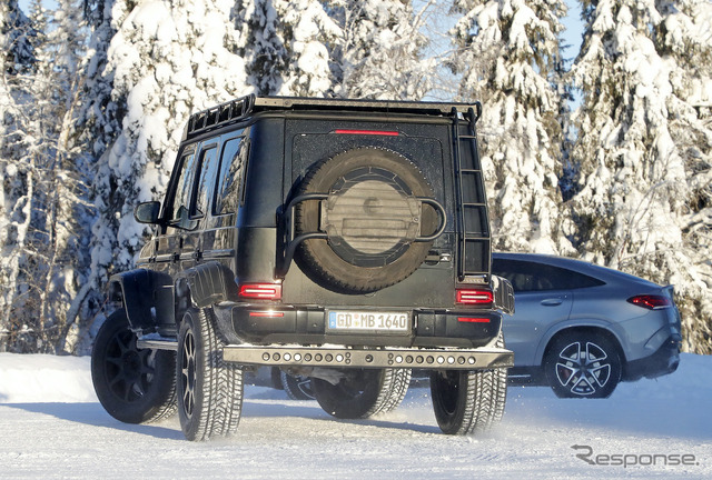 メルセデスベンツ Gクラス 4×4スクエアード 次期型プロトタイプ(スクープ写真)